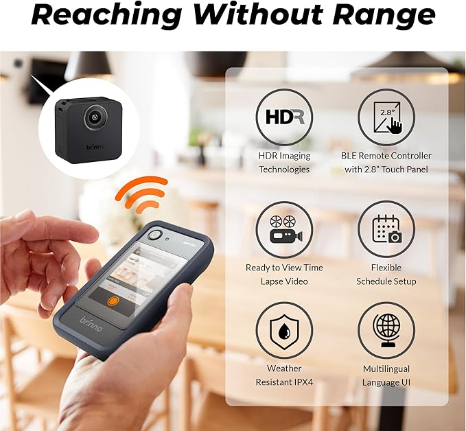 Brinno BCC200-BLE Time Lapse Camera Bundle : 1 X ARC100 + 3 X TLC200PRO-BLE