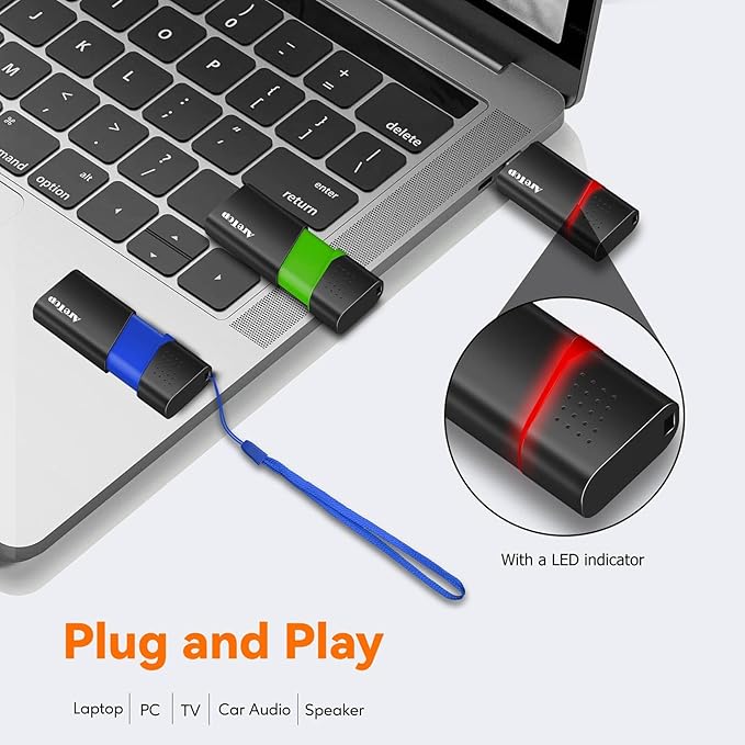 AreTop 4GB Flash Drive 5 Pack Thumb Drives Slide Retractable USB Flash Drives 5 Pack USB 2.0 4GB Memory Sticks for Data Storage Jump Drives Multipack (Mixed Color:Yellow,Red,Blue,Green,Purple)