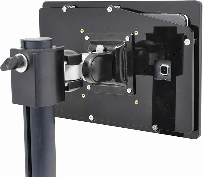 TABcare Security Anti-Theft Acrylic VESA Enclosure for Samsung Galaxy TAB A 10.1 2016 with Wall Mount Kit (Black, TAB A 10.1 SM-T580)