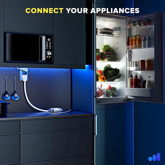 Maximm Extension Cord Heavy Duty (50 Feet) Flat Wire 3-Prong Flat Plug, 14 AWG Power Cord - UL Certified, White, Ideal for Home and Office Use, Appliances, Electronics, Power Tools