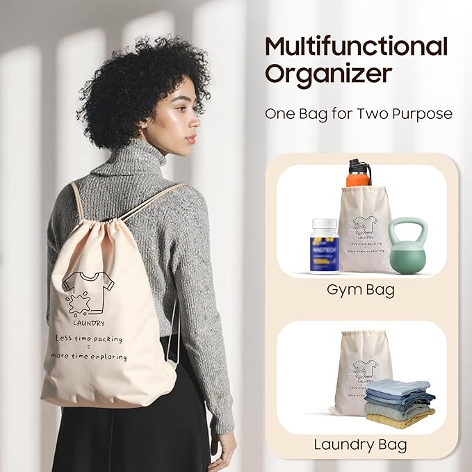 8 Set Packing Cubes for Travel Essentials - Luggage Organizer Bags with Hanging Toiletry & Shoe Bag for Suitcase, Travel Cubes for Packing