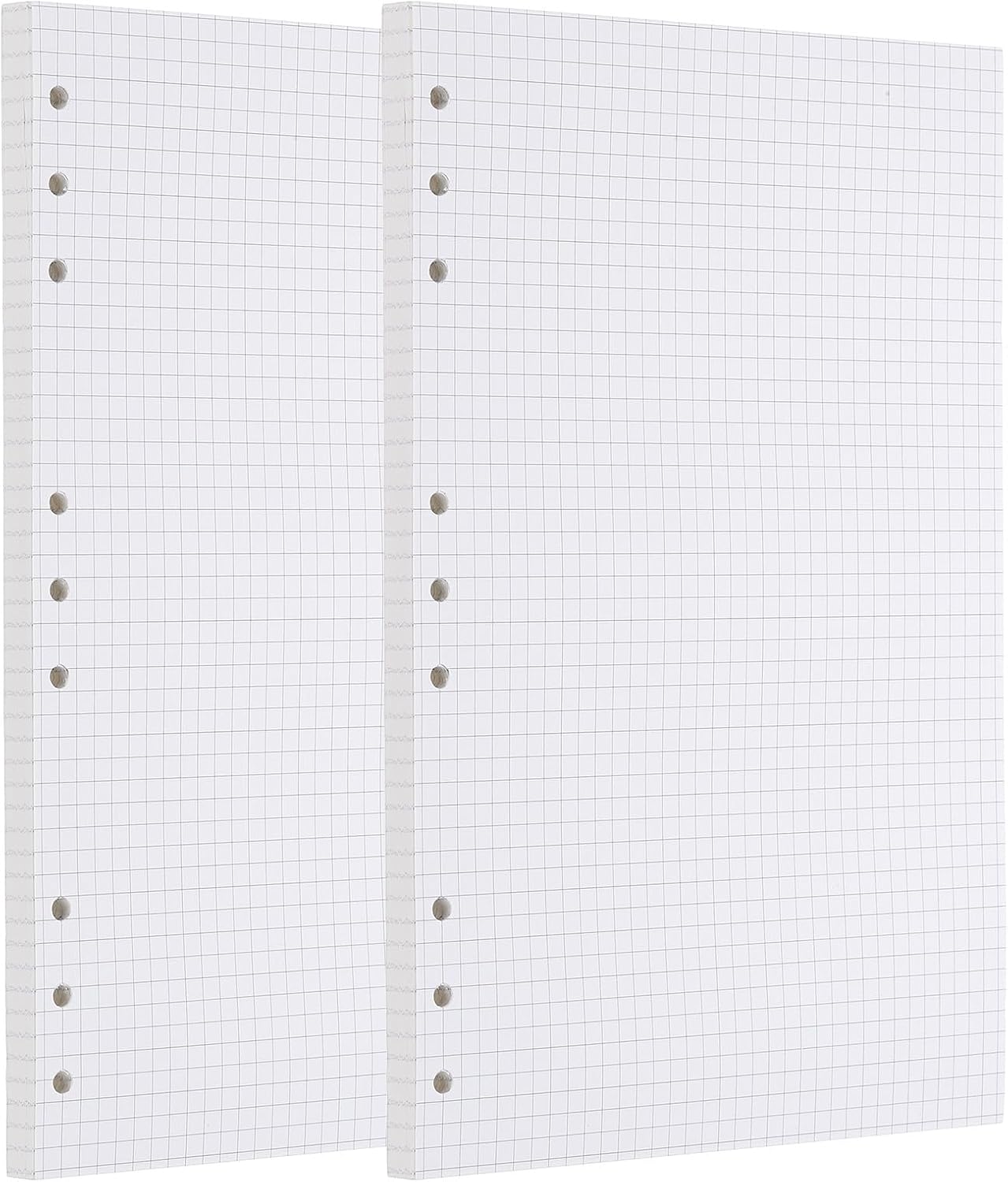 PATIKIL Grid Refill Paper 9-Ring Binder Loose Leaf Planner Filler Paper Planner Inserts, 160 Sheets/320 Pages, Lined