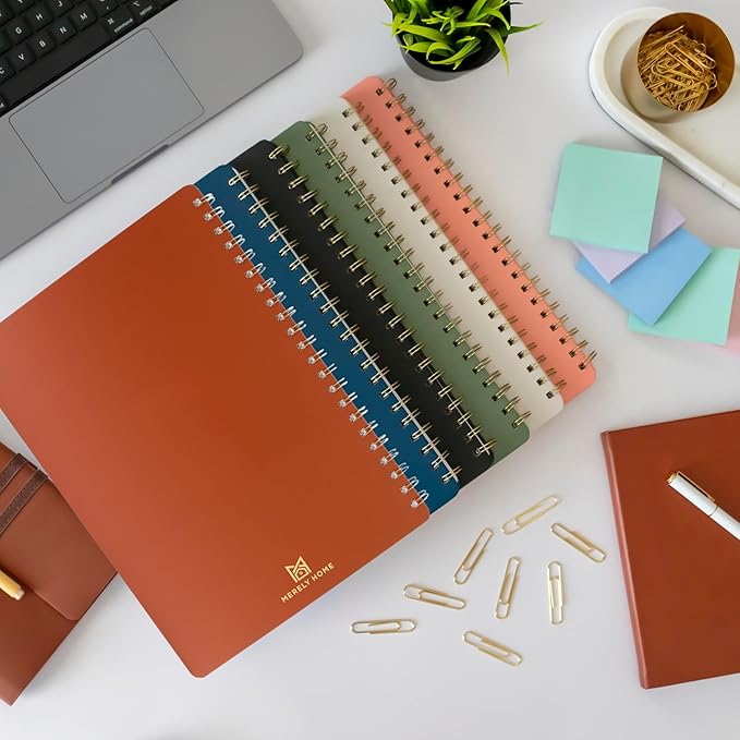 | Ultimate Yearly, Daily, Weekly, Monthly Planner | 8.25" x 11.75" | To Do List Notebook for Work | Simple Design | Multiple Layouts | Academic Planner and Organizer Notebook (Pink, Yearly Planner - Portrait)