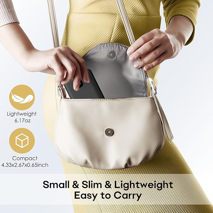 Portable Charger 10000mAh Power Bank with Digital Display, External Battery Pack with Built-in Cables, Ultra-Compact USB-C in&Out Travel Essential for iPhone, Android, Samsung etc