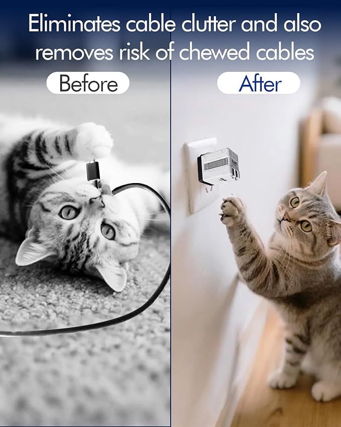 W&O 45W GaN Charger Fast Charging,Retractable Phone Charger Wall Plug with Lightening and Type-C Cables,for iPhone16/15/14/13/12/11 Series, Galaxy S25 24,Android and More (White)