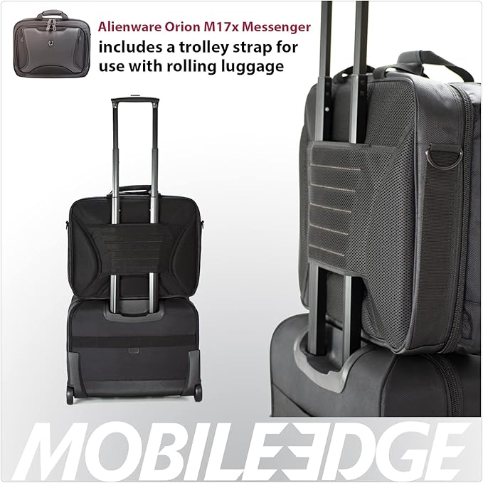 Mobile Edge Orion 2.0 Messenger Bag, Specifically Designed for Alienware Gaming Laptops 17" - Checkpoint Friendly, ME-AWMC2.0