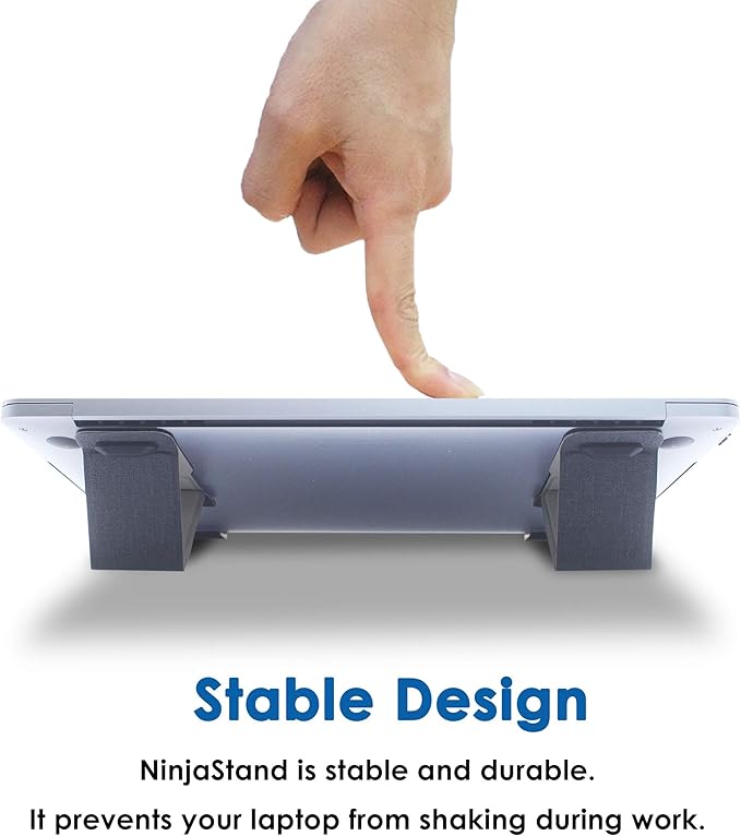 NinjaStand - Super Light / Thin / Portable Laptop Stand for 13" ~ 16" Laptops