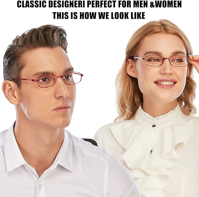 AQWANO 2 Pack Blue Light Blocking Computer Reading Glasses UV Protection Flexible TR90 Frame Lightweight Readers Glasses for Women Men +1.0