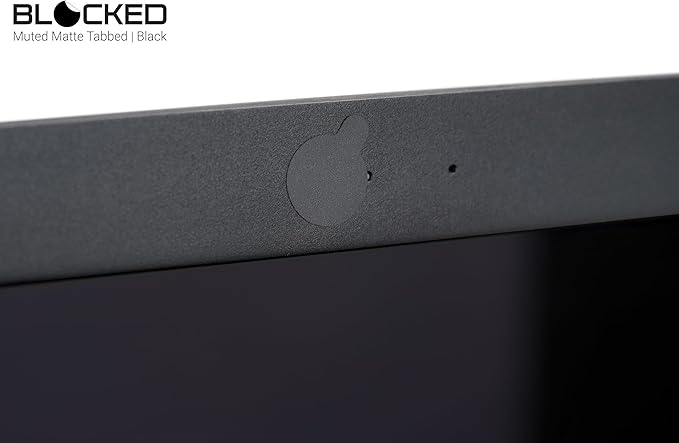 BLOCKED Stackable Webcam/Camera Vinyl Covers | 456 Low-Tack Restickable Webcam Stickers | Multi Finishes, Colors, & Sizes | 6-Pack Variety