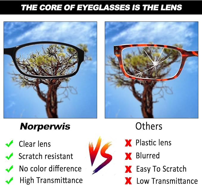 NORPERWIS 6 Pack Ladies Reading Glasses for Women Blue Light Blocking Spring Hinge Fashion Eyeglasses Readers for Women (6 Pack Mix Color-8, 1.00)