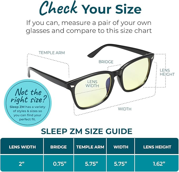 Blue Light Blocking Glasses for Women + Men - Better Sleep + Anti Eye Strain Protection - Computer Screens & Gaming