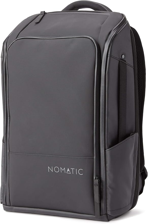 NOMATIC 20L Backpack- Carry On Backpack and Water Resistant Laptop Bag - Carry On or Business Backpack for Men and Women (Black)