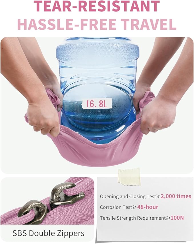 ECOHUB 4 Set /6 Set Packing Cubes for Travel Durable Suitcase Organizer Bags Set with Personalized Tag Various Sizes Travel Essentials Traveling Accessories for Luggage Machine Washable