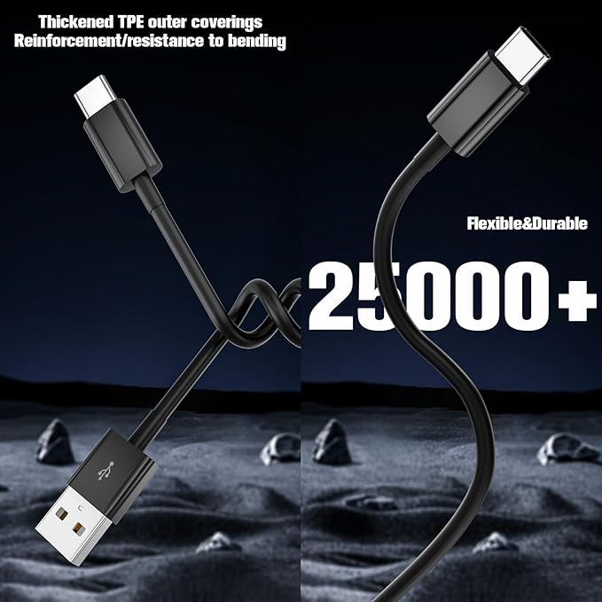 Car Carplay Cable for iPhone 17/16/15,iPhone 16/15 Plus17/16/15 Pro 17/16/15Pro Max charger ,USB A to USB C for Carplay USB C Cord, iPad USB C Cable 10th, iPad Air Car Charger Cable Cord 3FT (Black)