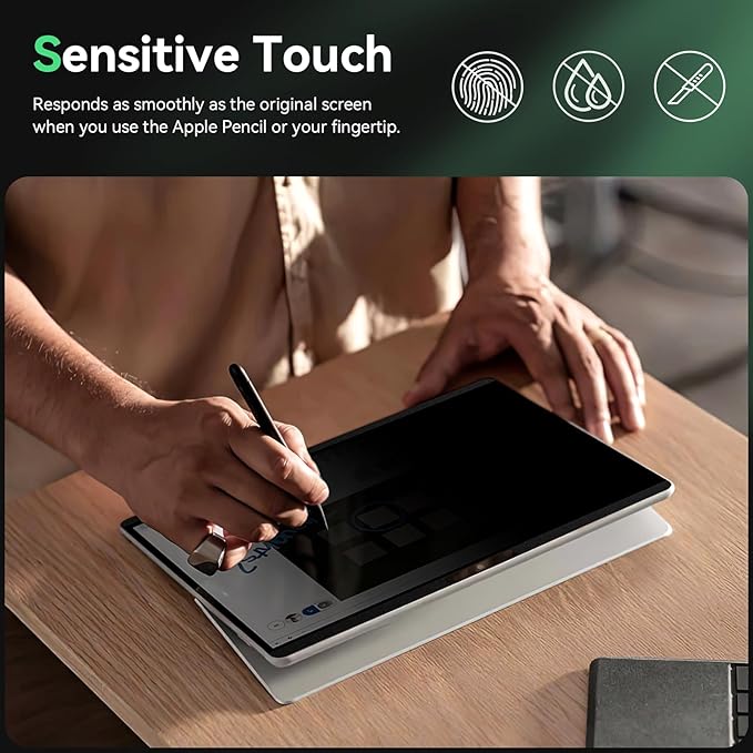 Magnetic Privacy Screen Protector for Microsoft Surface Pro 7+/7/6/5/4/3-12.3 In Reusable Surface Pro 7 Screen Protector Anti Glare Film, Anti Blue Light Filter, Removable Shield, Bubble Free Guard
