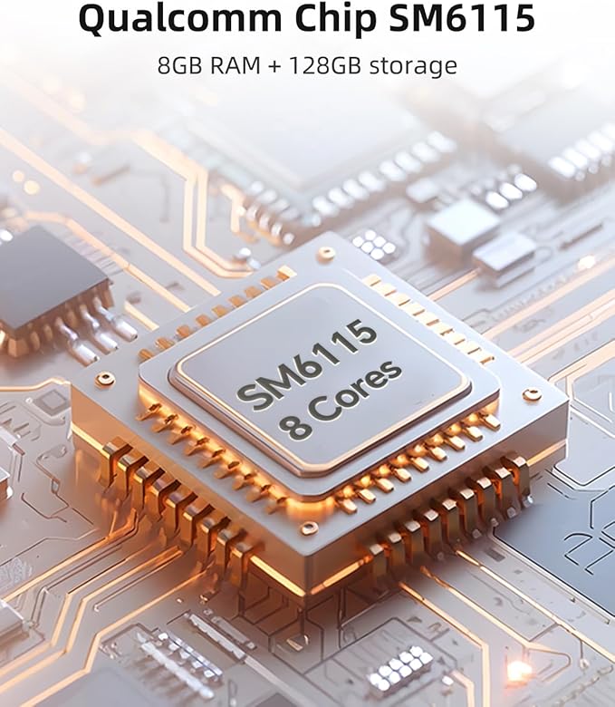 KTC MegPad 27 Inch Portable Screen TV - 1080P Touch Screen Monitor on Wheels with 8MP Camera, Compatible with Google TV, Android 14, QC 8G RAM+128G Storage, 9500mAh Battery, Remote Control