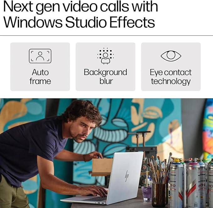 HP Envy 17.3" Business Laptop, FHD Touchscreen, Intel Core Ultra 7 155U,Lightweight, HDMI, Thunderbolt 4, IR Camera, Wi-Fi 7, Windows 11 Pro, 32GB DDR5 RAM, 2TB SSD