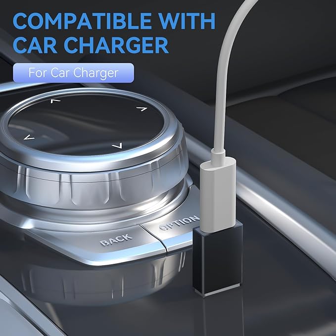 USB C to USB Adapter and USB to USB C Adapter USB C Male to USB3.0 Female OTG Adapter Compatible with MacBook Air 2020/MacBook 12 inch/iPad Pro 2020 and More, Black(Pack of 2)