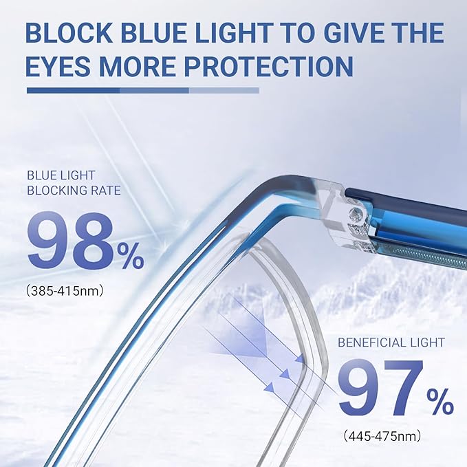 TERAISE Fashion Anti-blue light Reading Glasses Men Women Computer Reader