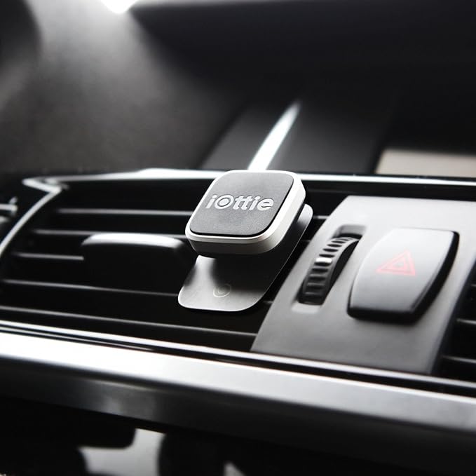 iOttie iTap Mini Magnetic Premium Air Vent Mount Holder for Easy Hands-Free Use, Secure Grip and 360-Degree Rotation for All Smartphones
