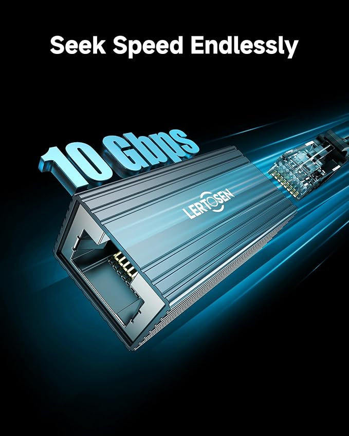 Ethernet Extender 10Gbps, 2 Pack Ethernet Coupler Connector for Cat8 Cat7 Cat6 Cat5 Cable, 328ft Long Distance Extend, Aluminum Alloy Shell