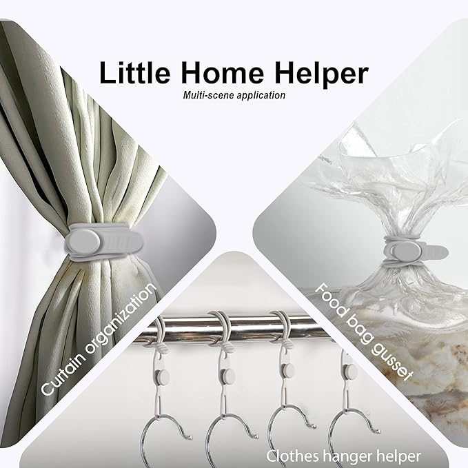 Nearockle 16Pcs Silicone Cable Straps Wire Organizer for Bundling Earphone, Phone Charger, Computer Cords, Reusable Cable Ties Cord Organizer in Home,Office,Kitchen,School(Grey)