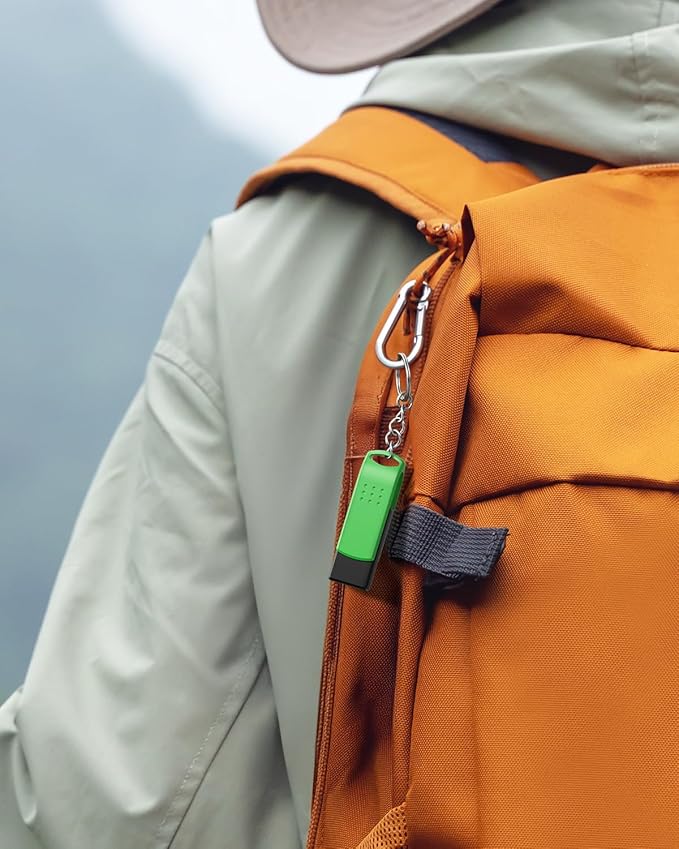 KOOTION 128GB USB Flash Drives 2-Pack, Jump Drive 2.0 USB Drive 128 GB Thumb Drive Swivel Memory Stick for Storage and Backup (2 Colors: Blue Black)