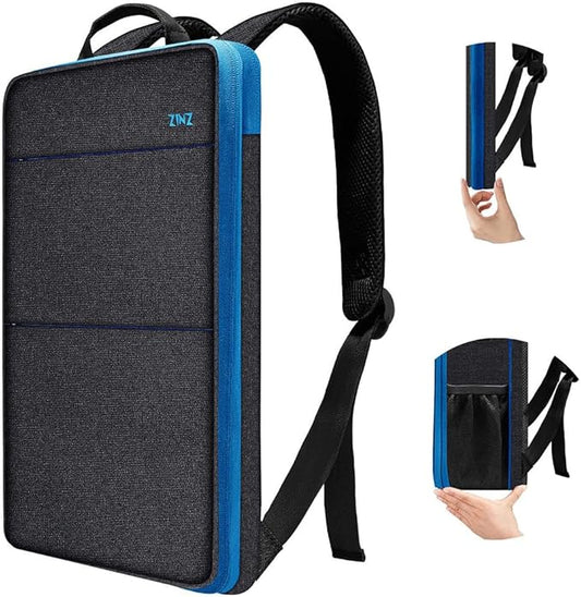 ZINZ Slim & Expandable Laptop Backpack 15 15.6 16 Inch Sleeve with USB Port, Spill-Resistant Notebooks Bag Case for Most 14-16 Inch MacBooks Surface-Books Dell HP Lenovo Asus Computers,B01BL01