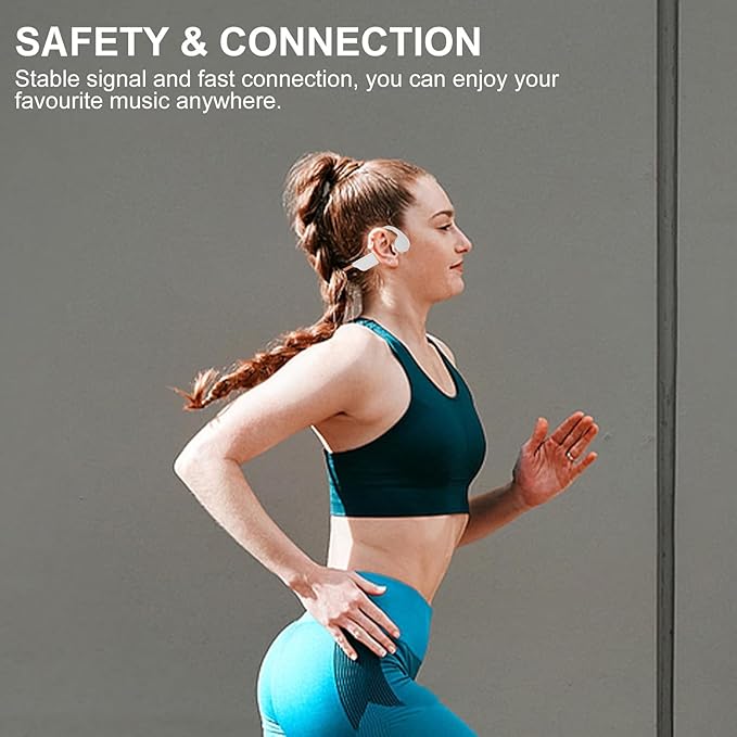 Bone Conduction Swimming Headphones,Wireless IPX8 Waterproof Open-Ear Headphone/Earphones, 32G Underwater Headset/Earbuds, Sports, Swimming, Diving