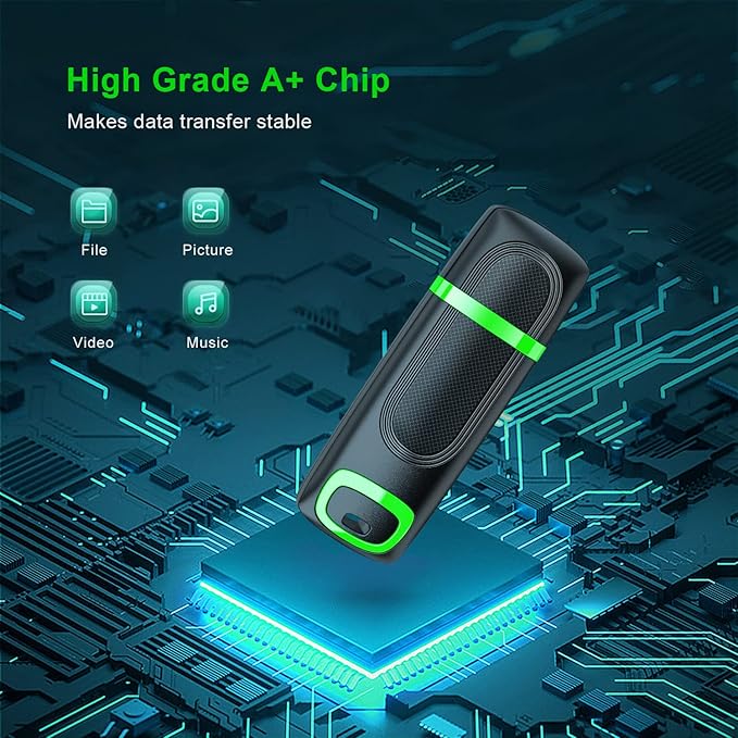 RAOYI 10 Pack 16GB Flash Drive, USB 3.0 High Speed Memory Stick Thumb Drive Jump Drive Zip Drive for Data Storage and Backup (Multicolor)