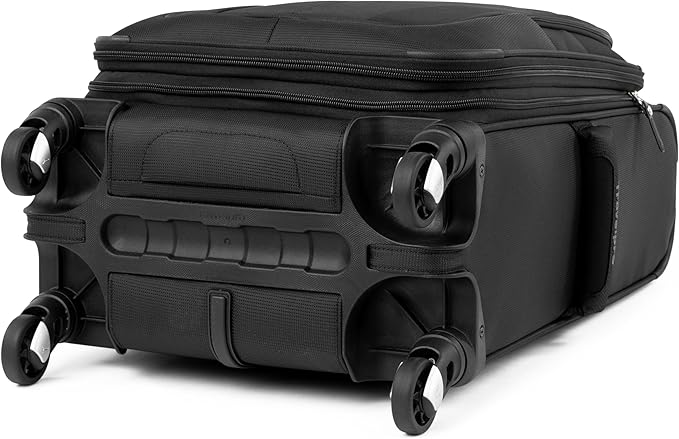 Travelpro Maxlite 5 Softside Expandable Luggage with 4 Spinner Wheels, Lightweight Suitcase, Men and Women, Black, Compact Carry-on 20-Inch