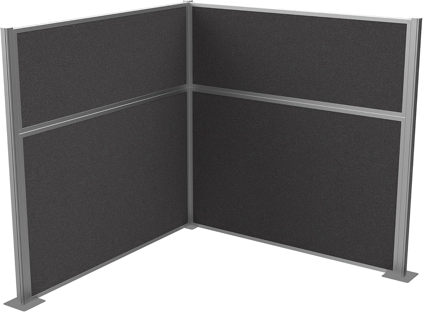 Versare Hush Panel Cubicle Kit | Workstation Partition Walls | Sound Dampening Cubicle Walls | Partitions for Desks