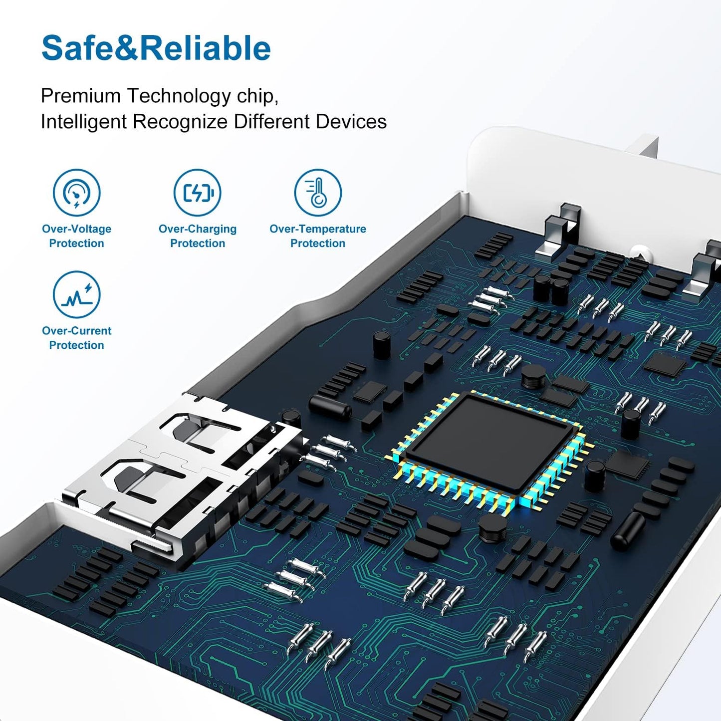 Super Fast Charger Type C, 2 Pack USB C Android Phone Wall Charger Block & 6ft Charging Cable Cord, for Samsung Galaxy S8 / S9 / S10 Plus Active S10e, S20 / S21 Ultra Plus, Note 8 9 10, Pixel 3 etc