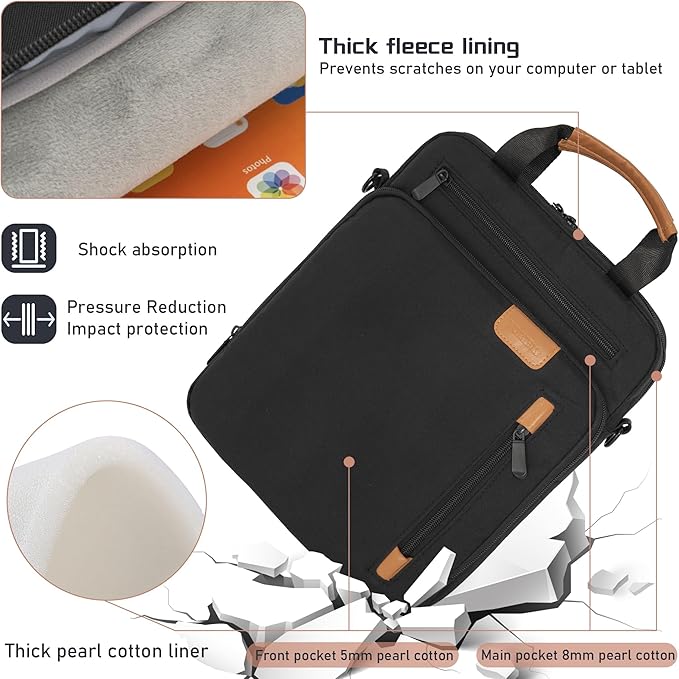 Laptop Sleeve Bag for 14inch MacBook Pro 14 M4/M3/M2/M1 Pro/Max A3112 A3401 A3185 A2992 A2918 A2779 14inch MacBook Air M2 A2681 2022-2024 M3/A3113 2024, Water-Resistant Travel Carrying Case