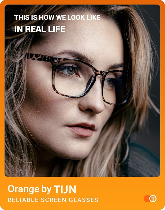 TIJN Gaming Glasses Blue Light Blocking Glasses for Women Men Nerd Eyeglasses Anti Eyestrain Anti UV Glare (Transparent(Gaming Glasses))