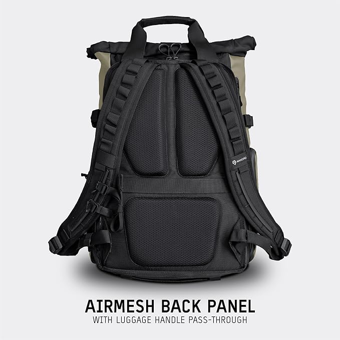 WANDRD PRVKE 21L, V3 Backpack: Weather-Resistant Travel & Camera Backpack with Laptop Sleeve, Quick Side Access, Clamshell Opening – Ideal Photography & Travel Bag (Yuma Tan)