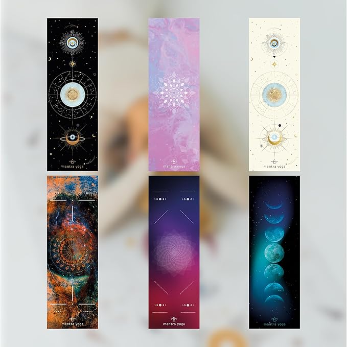 Mantra Yoga Travel PRO 1.5mm - Foldable Fitness & Exercise Mat with Bag | Lightweight, Compact & Eco-Friendly | Non-Slip & Washable | For All Types of Yoga | 72" L x 24" W | 2.6 lbs