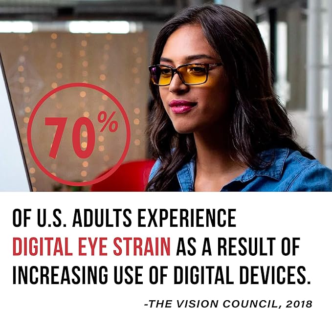 GUNNAR - Premium Gaming and Computer Glasses - Blocks Blue Light - Riot