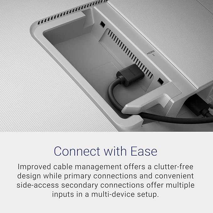 Dell S2725DS Monitor - 27 Inch, QHD (2560x1440) Display, 100Hz refresh rate, 1500:1 contrast ratio, TÜV Rheinland Eye comfort 4 Star, Integrated 2x5W speaker, Height/Tilt/Swivel/Pivot- Ash White color