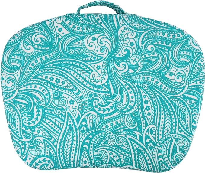 Lap Laptop Desk - Portable Lap Desk with Pillow Cushion, Fits up to 15.6 inch Laptop for Home Office Students Use as Computer Laptop Stand, Book Tablet(1-Light Brown)