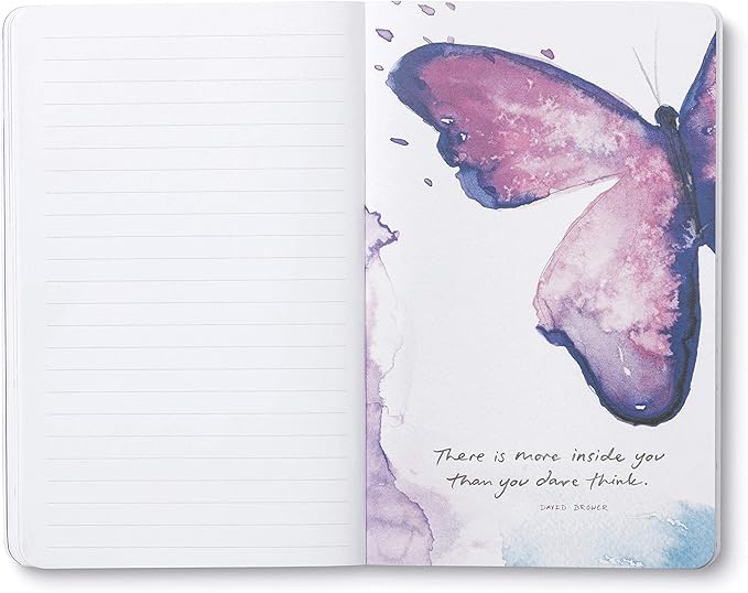 Compendium Softcover Journal - Inside us there is everything. – A Write Now Journal with 128 Lined Pages, 5”W x 8”H