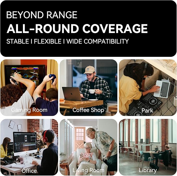 2026 WiFi Extender Signal Booster, 10X Faster WiFi 6 Extender, 18899 sq.ft. Internet Repeater for Home, Dual-Band Network Extender, Wireless Router Signal Amplifier w/Gigabit Ethernet Port, Easy Setup