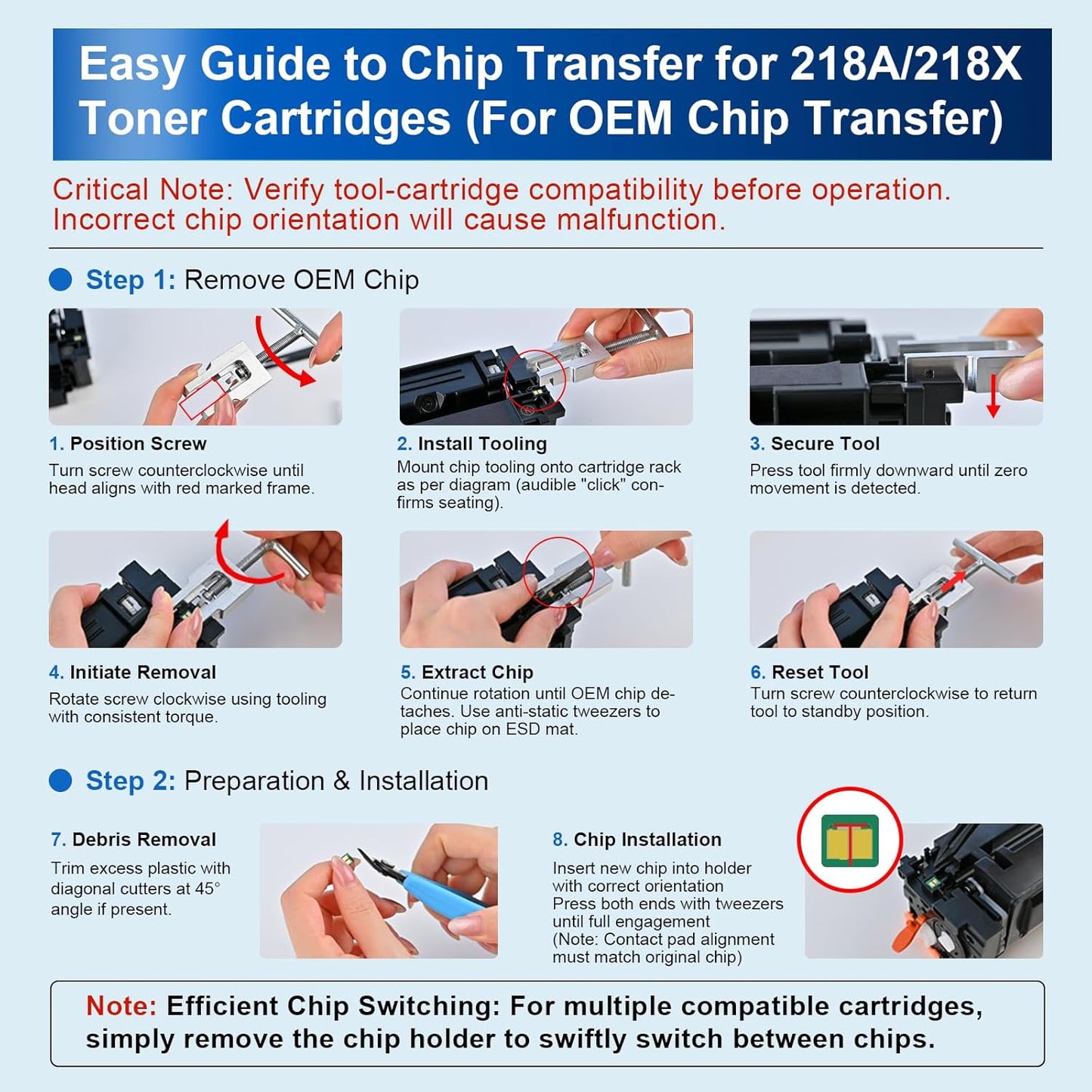 InkNI 218X Toner Cartridges 4 Pack High Yield (No Chip) Replacement for HP 218X W2180X for HP 218A for HP Color Laserjet Pro MFP 3301FDW 3201DW 3301SDW 3301CDW Printer Ink W2180A (4 Pack, B/C/Y/M)