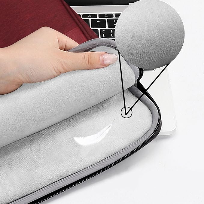 ZINZ Slim & Expandable Laptop Backpack 15 15.6 16 Inch Sleeve with USB Port, Spill-Resistant Notebooks Bag Case for Most 14-16 Inch MacBooks Surface-Books Dell HP Lenovo Asus Computers,R01D02