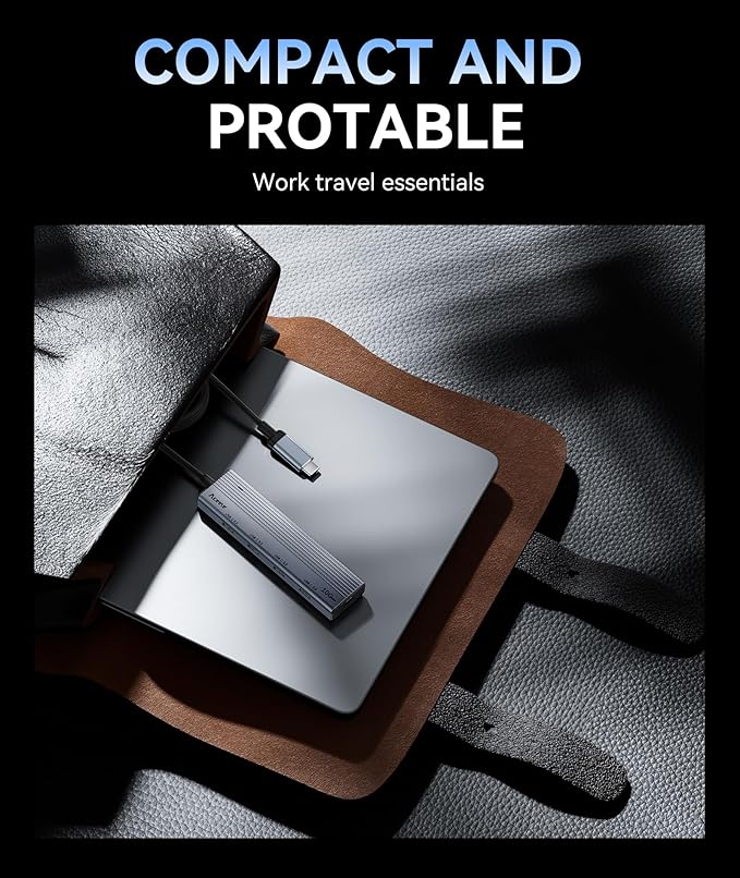 Aceele USB C Hub 10Gbps, USB 3.2 Gen 2 Hub with 4 USB-C 3.2 Ports, 100W Power Delivery, 2FT Cable High Speed USBC Multiport Splitter for MacBook Pro/Air, iMac, iPad Pro(Not Support Extend Monitor)