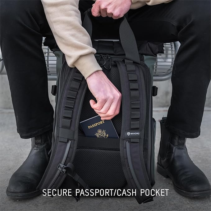 WANDRD PRVKE 31L, V3 Backpack: Weather-Resistant Travel & Camera Backpack with Laptop Sleeve, Quick Side Access, Clamshell Opening – Ideal Photography & Travel Bag (Yuma Tan)