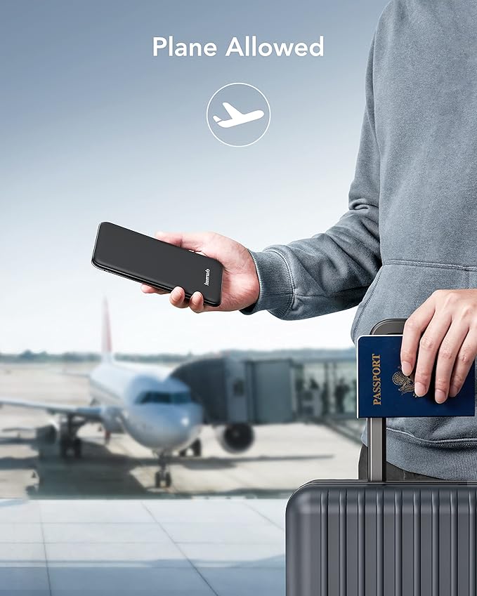 Charmast 26800mAh Slim Portable Charger Power Bank, 15W Fast Charging Battery Pack, Travel Essentials Compatible with iPhone 16/16 Pro/16 Pro Max, iPhone15/14/13/12 Series, iPad, Samsung etc