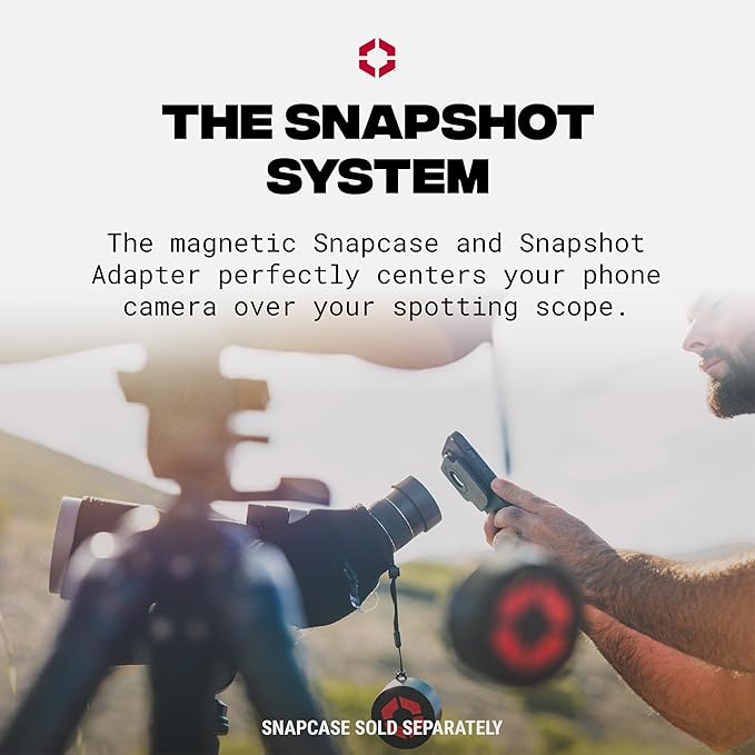 OLLIN Snapshot Spotter Adapter - Magnetic Eye Piece for Spotting Scopes, Attachment for Smartphone Digiscoping, Hunting, Wildlife Photography Compatible with, Swarovski, Kowa