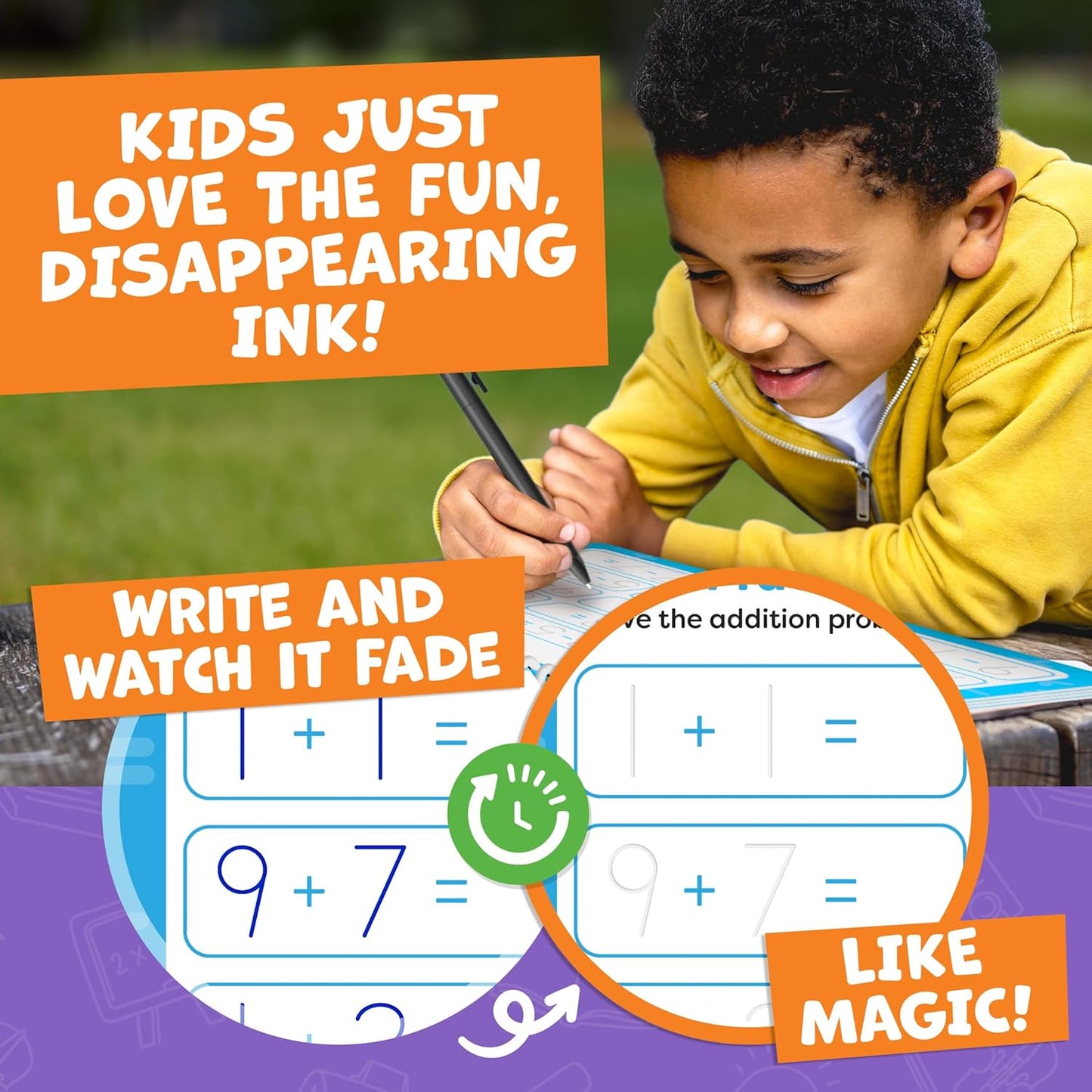 Magic Grooved Writing Practice for Kids - Grooved Handwriting Practice for Kids 5-7 8-10- Magic Copybooks for Kids Letter Tracing Books for Ages 3-5 Toys for Ages 5-7 - Preschool Learning Activities