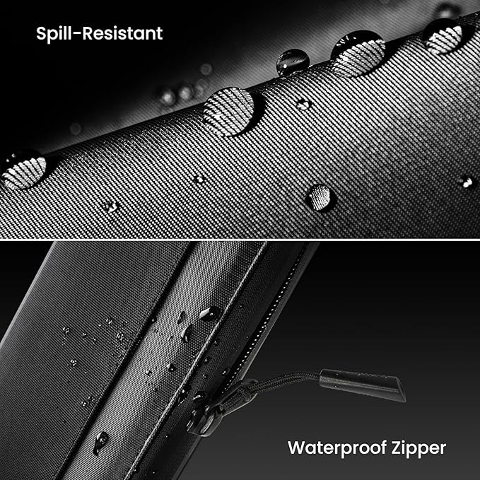 tomtoc Passport Holder Family with RFID Blocking, Passport Wallet Women Men, with Airtag & Sim Card Holder and Eject Pin, Travel Document Organizer with Wrist Strap, Up to 4 Passports, Water-resistant